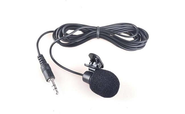 Small Microphone With Clip W/Bag